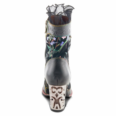 Spring Steps L`Artiste Gaga Mid-Calf Boots for Women - Ladies Boot with Side Zipper Closure - Comfortable Western Women's boots - Black Multi EU 36 / US 5.5-6