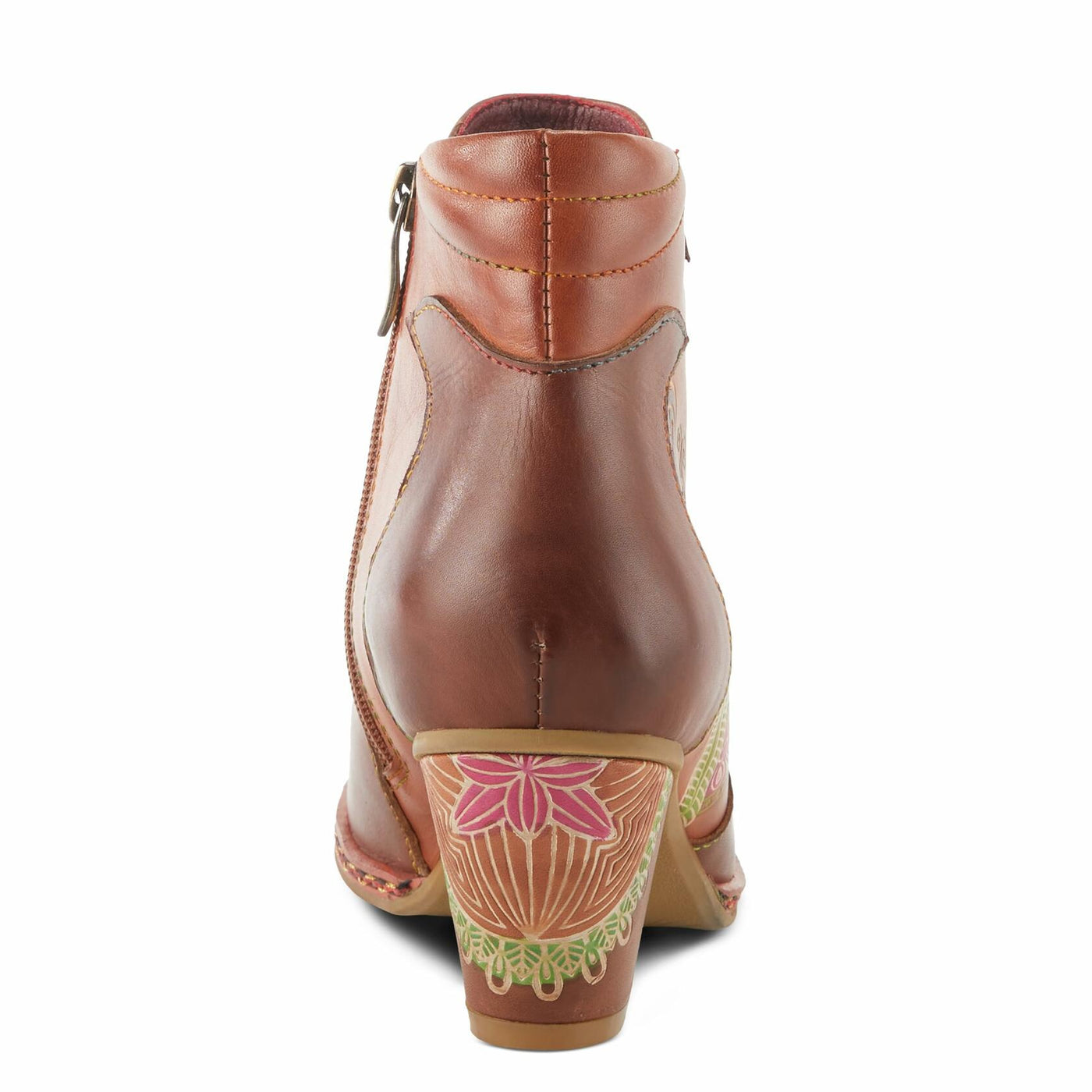 Spring Step L`Artiste Women's Zamihi Leather Bootie Brown EU 38 / US 7.5-8