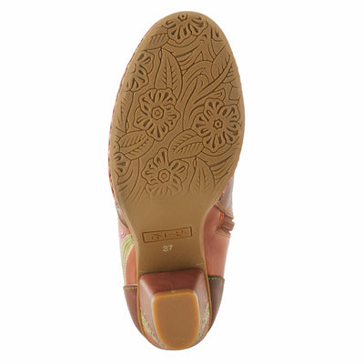Spring Step L`Artiste Women's Zamihi Leather Bootie Brown EU 38 / US 7.5-8