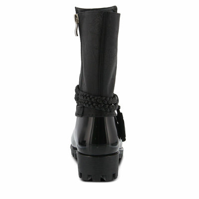 Spring Step Women's Glover Rain Boot, Black, 39 M EU Medium EU (US 8.5 US)