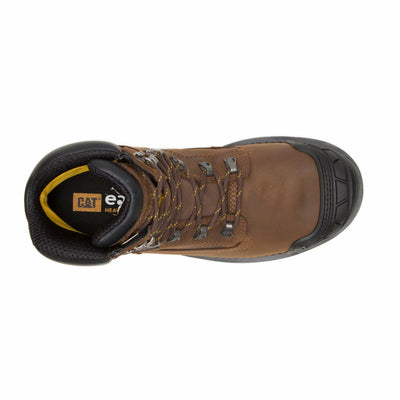 Cat Footwear mens Excavatorxl 6" Wp Construction Boot, Dark Brown, 9.5 US