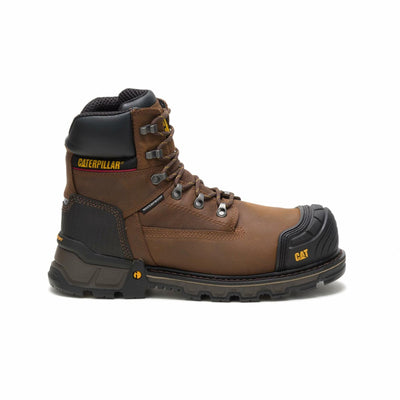Cat Footwear Men's Excavatorxl 6" Wp Ct Construction Boot, Dark Brown, 13 Wide