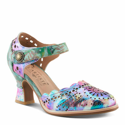 L'Artiste by Spring Step Women's Luxe Pump, Rainbow, 5