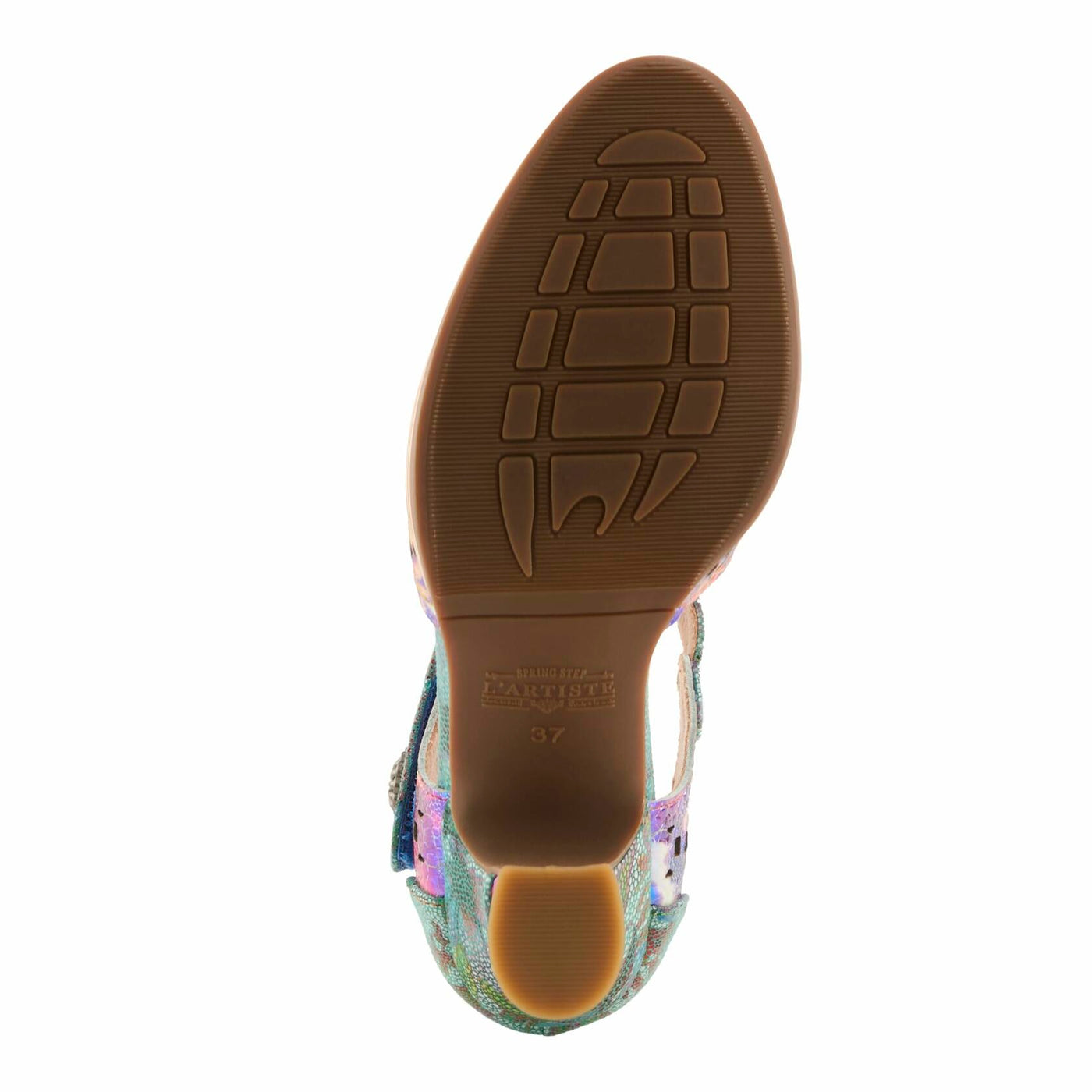 L'Artiste by Spring Step Women's Luxe Pump, Rainbow, 5