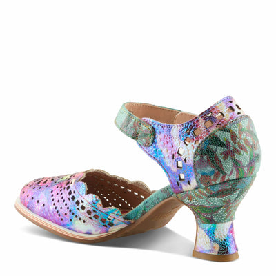 L'Artiste by Spring Step Women's Luxe Pump, Rainbow, 5
