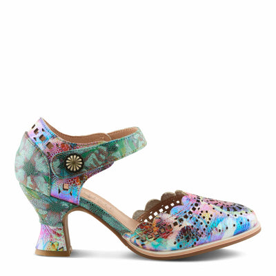 L'Artiste by Spring Step Women's Luxe Pump, Rainbow, 5