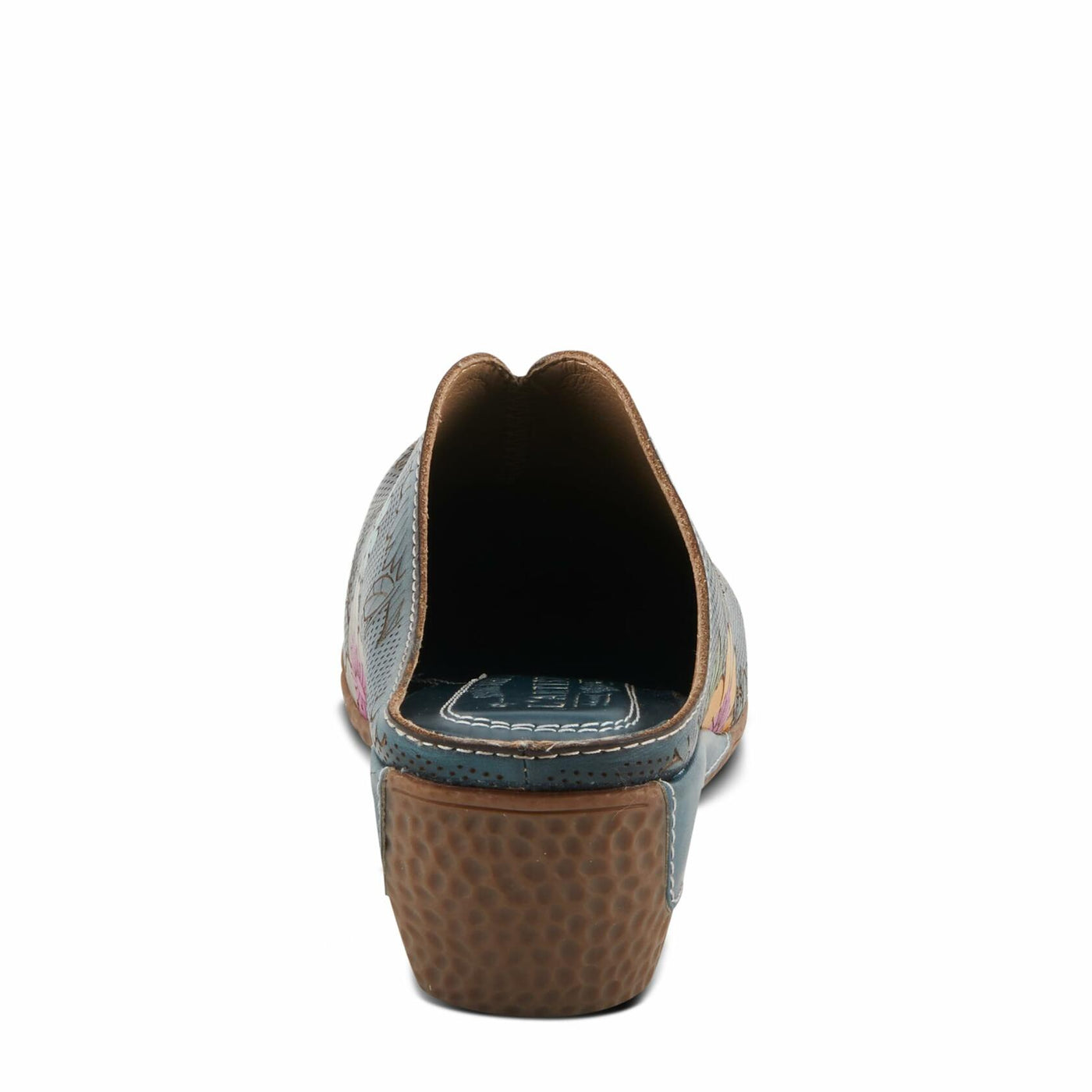 L'Artiste by Spring Step Women's Chienti Clog, Navy Multi, 9