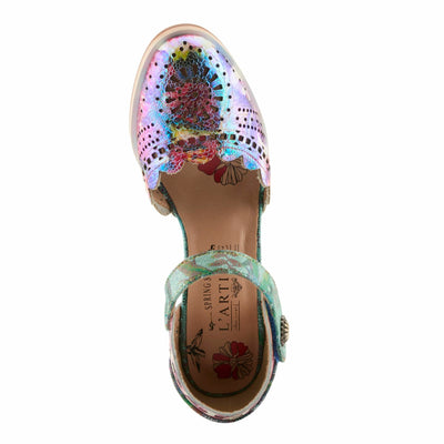 L'Artiste by Spring Step Women's Luxe Pump, Rainbow, 5