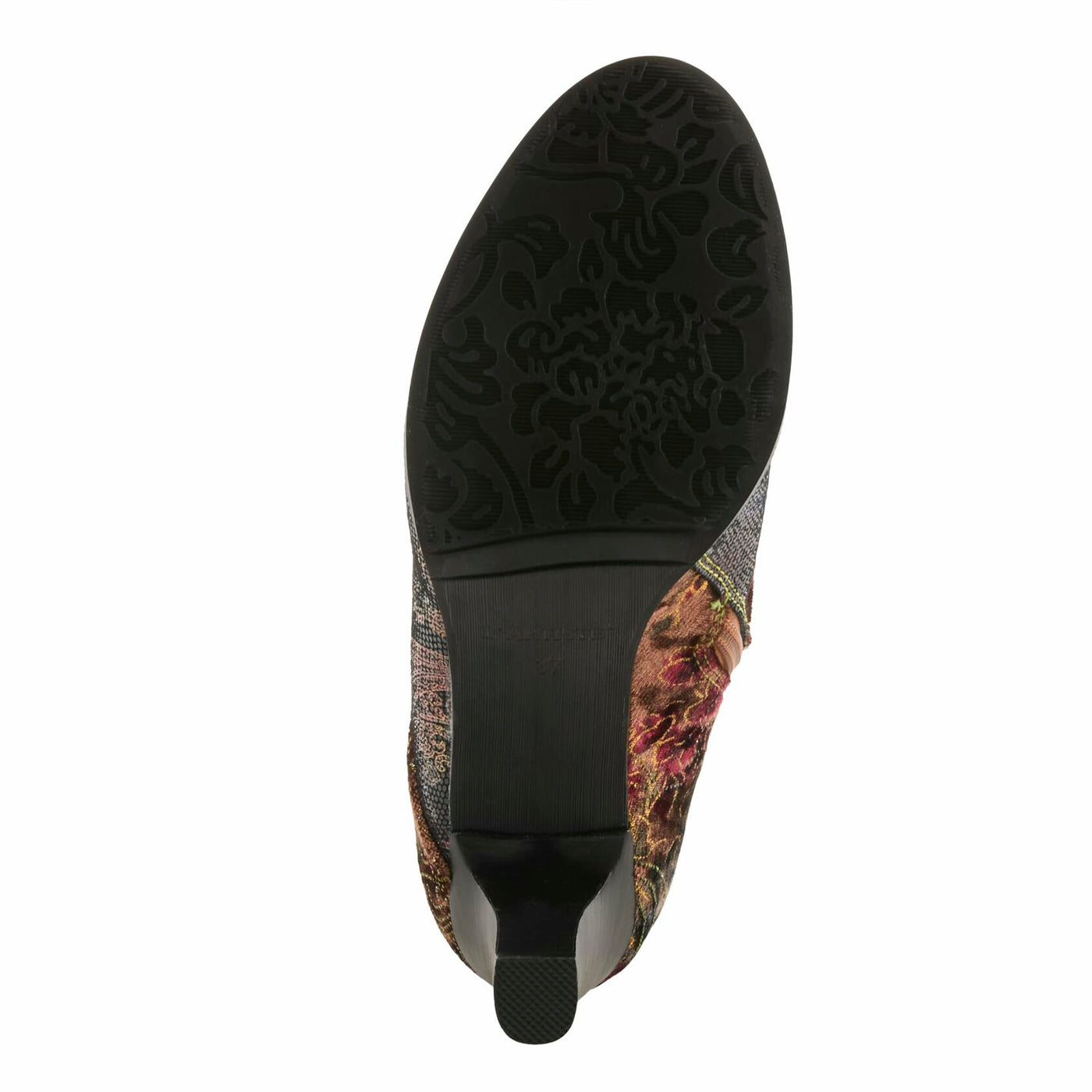Spring Step L'Artiste Stellar Heeled Booties | Baroque-Inspired Lace-Up Suede Ankle Boots BROWN MULTI EU 38 / US 7.5-8