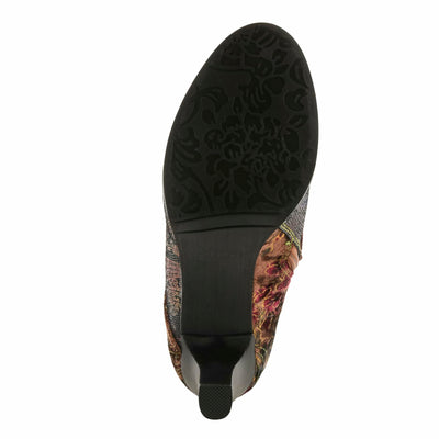 Spring Step L'Artiste Stellar Heeled Booties | Baroque-Inspired Lace-Up Suede Ankle Boots BROWN MULTI EU 38 / US 7.5-8