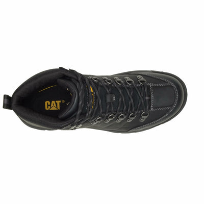 Cat Footwear Men's Threshold Waterproof Soft Toe Work Boot, Black, 7 Wide