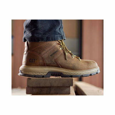 Cat Footwear Men's Exposition Hiker Wp Construction Boot, Pyramid, 10 Wide