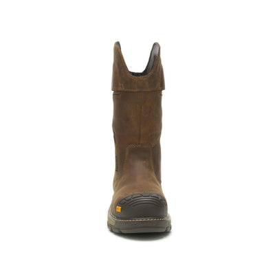 CAT Footwear Men's Excavator Superlite Pull On Waterproof Composite Toe Construction Boot, Pyramid, 10.5 Wide