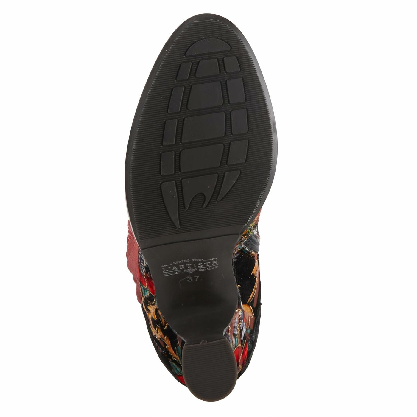L'Artiste by Spring Step Women's Roselia Fashion Boot, Black Multi, 9.5-10