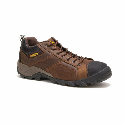 Cat Footwear Men's Argon CT Construction Shoe, Dark Brown, 15