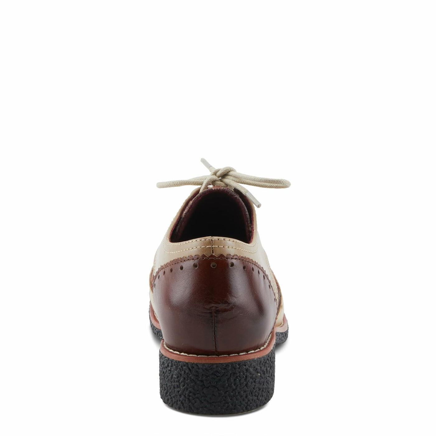L'Artiste BARGIASTI-FLO Baroque Leather Oxford – Lace-Up Loafer with Floral Embossed Detailing Brown Multi EU 39 / US 8.5