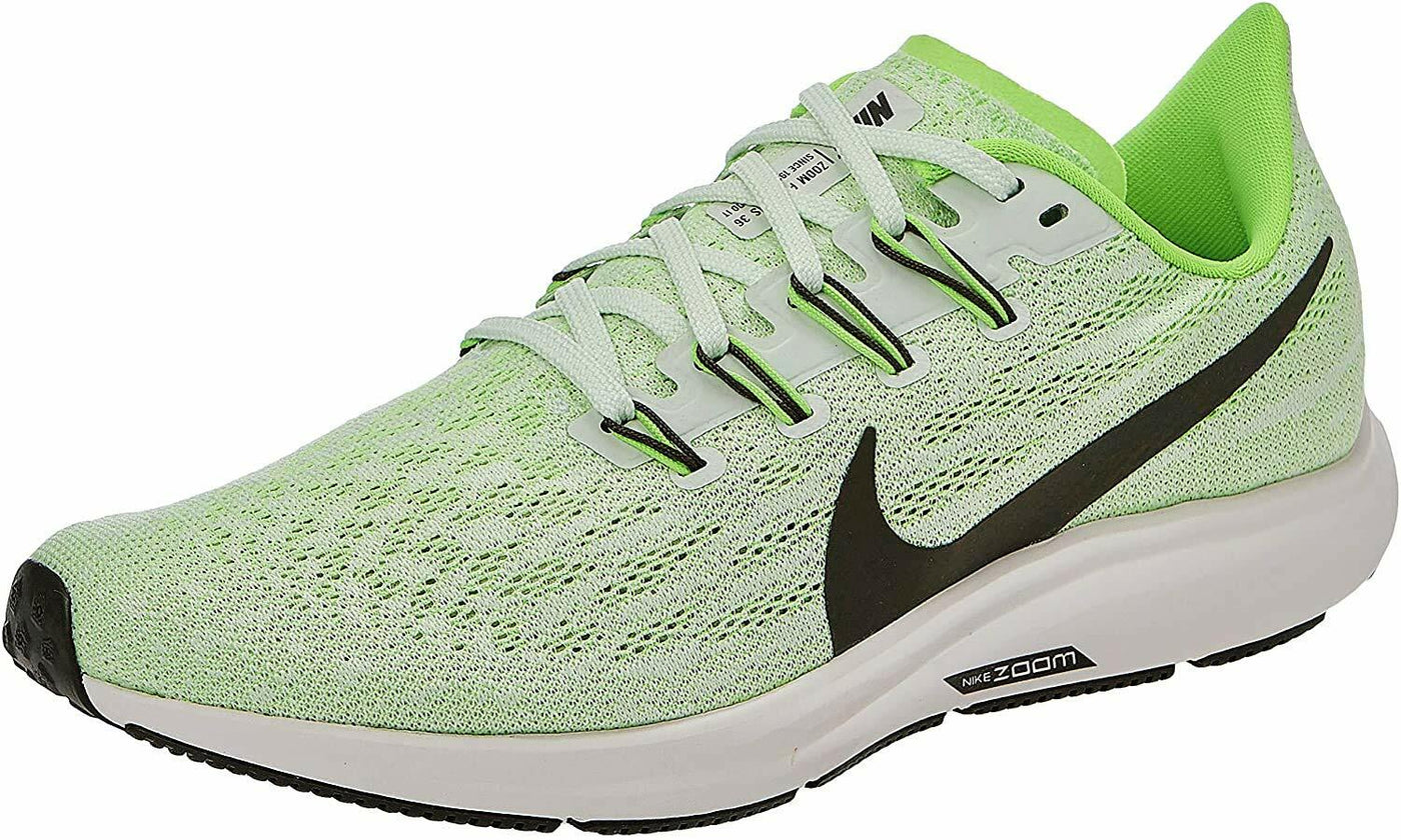 Nike Air Zoom Pegasus 36 Men's Athletic Shoes, Black White Grey 002, 11 US