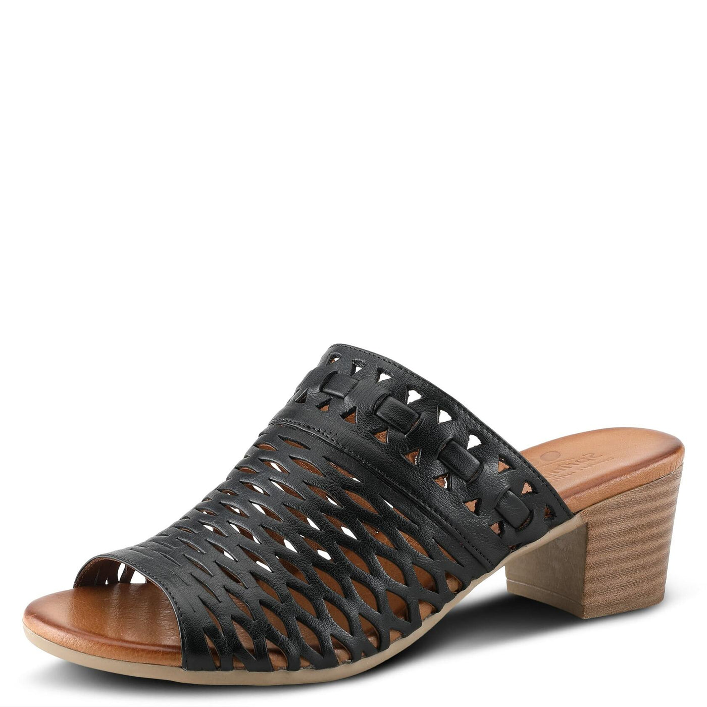Spring Step Women's Anika Slide Sandal Black EU 41 / US 9.5-10