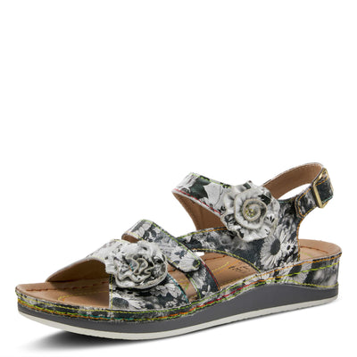 Spring Step L'Artiste Women's Joelina-Dazi Ankle Strap Sandal Grey Multi EU 40 / US 9