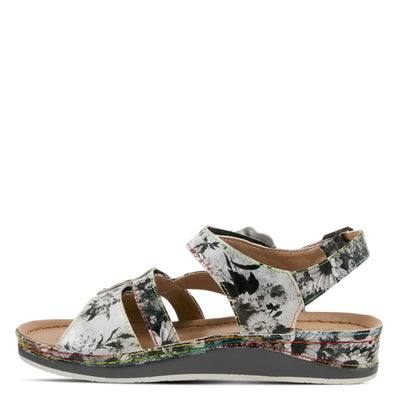 Spring Step L'Artiste Women's Joelina-Dazi Ankle Strap Sandal Grey Multi EU 40 / US 9