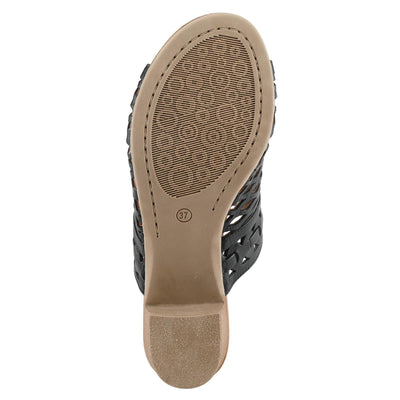 Spring Step Women's Anika Slide Sandal Black EU 41 / US 9.5-10