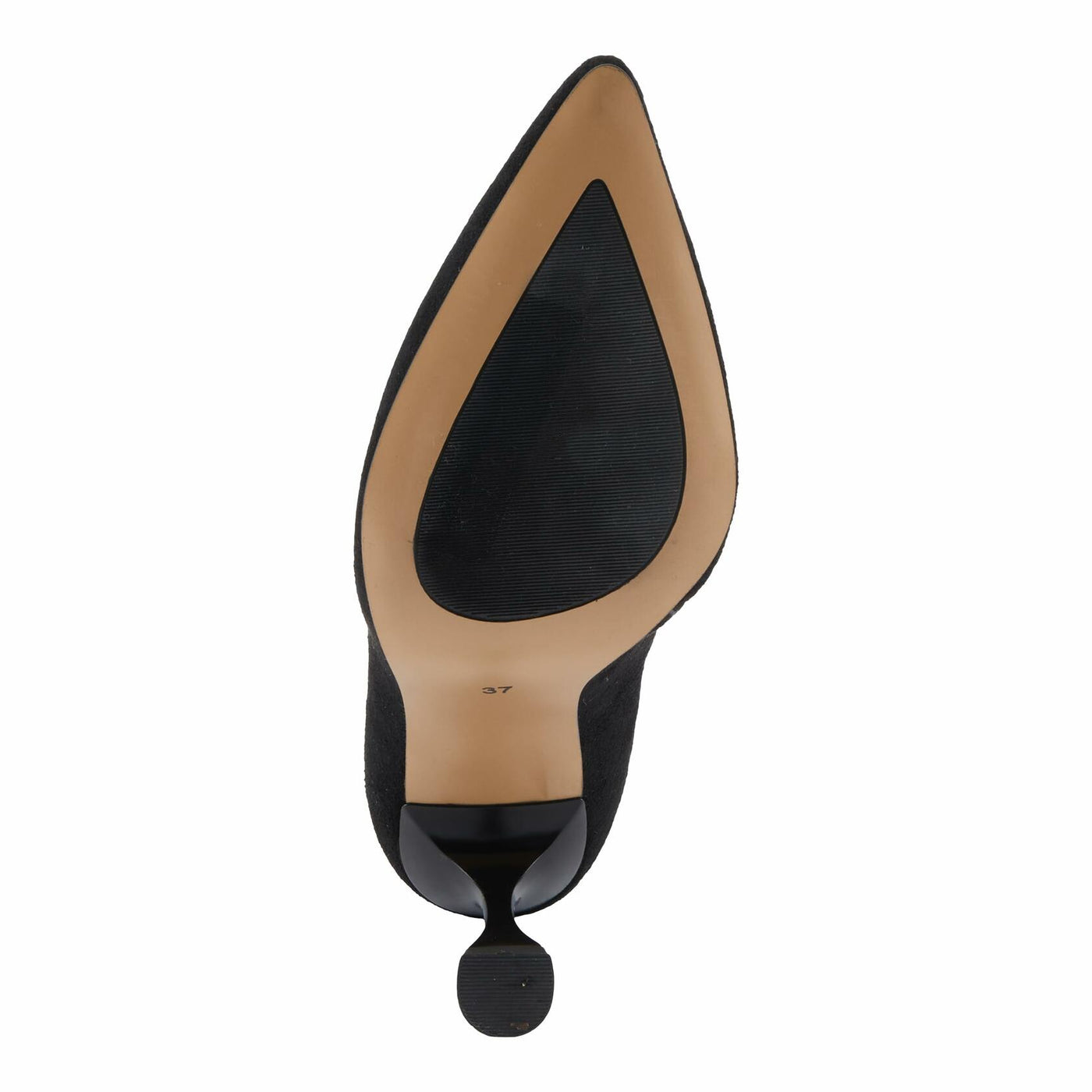Azura Women's ROYALREIGN Elegant Suede Booties with Royal Embellishments, Comfortable Heel, and Zipper Closure Black EU 36 / US 5.5-6