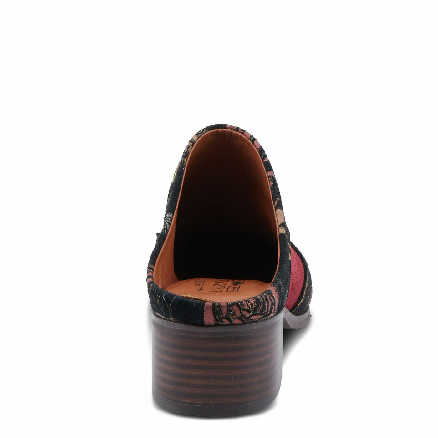 Spring Step L'Artiste Ladyslide-Shine Women's Floral Glitter Slide - Bold Western-Glam Style, Comfortable Statement Shoes Bordeaux Multi EU 41 / US 9.5-10