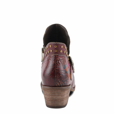 L'Artiste by Spring Step Women's Daintylady Western Boot, Bordeaux Multi, 8.5