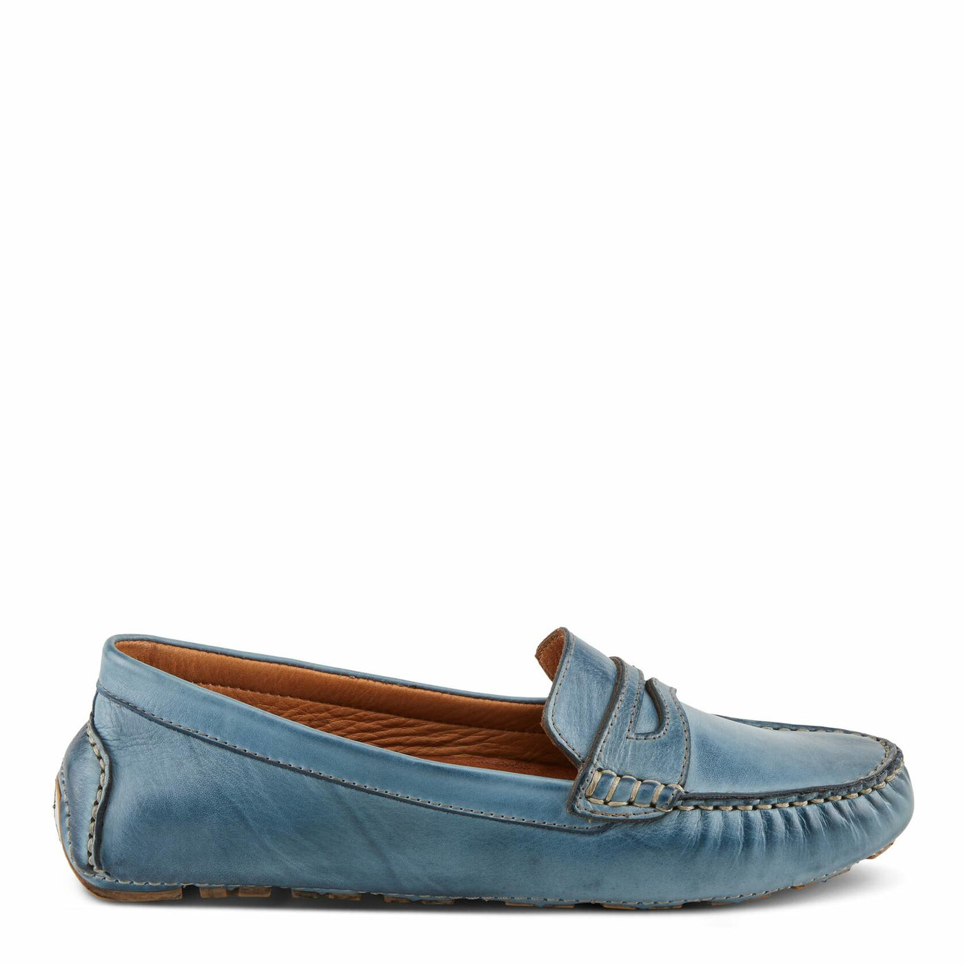 Spring Step Women's Audette Shoes, Blue, 8.5