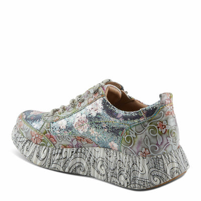 L'Artiste by Spring Step Women's Motion Sneaker, Grey Multi, 8.5