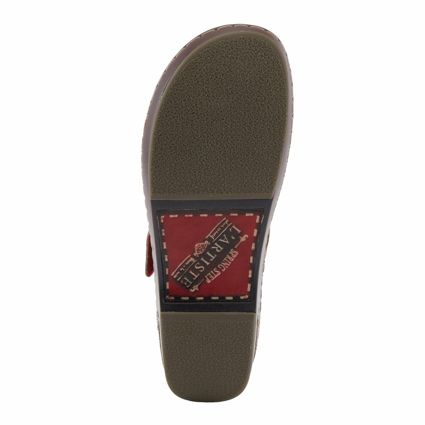 L'Artiste by Spring Step Women's Flochino Clog, Red Multi, 7