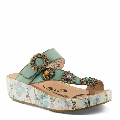 L'Artiste by Spring Step Women's Blissbloom Mint Green EU 36 (US Women's 5.5-6) Medium