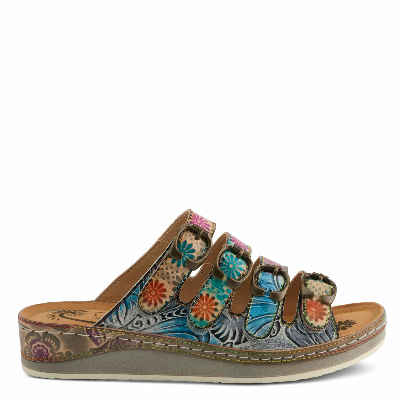 L'Artiste by Spring Step Women's Bellini Grey Multi EU 39 (US Women's 8.5) Medium