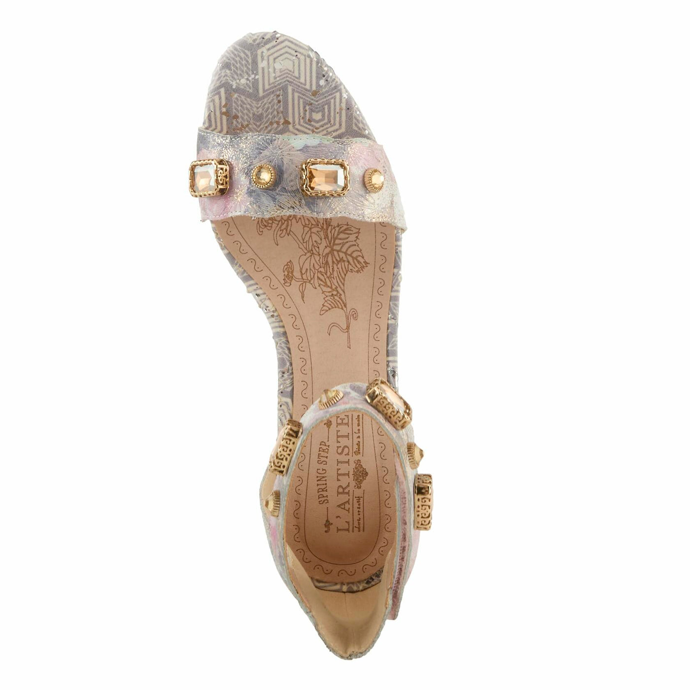L'Artiste by Spring Step Women's Aquavelva Pump, Pink Multi, 9.5-10