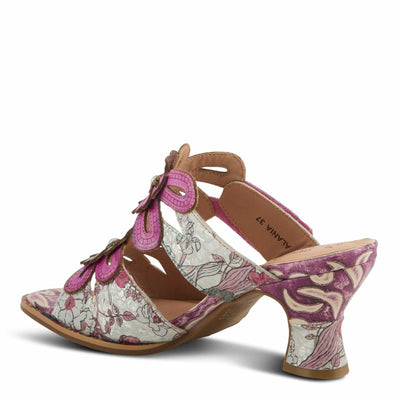 L'Artiste by Spring Step Women's Alania Sandal, Purple Multi, 6.5-7