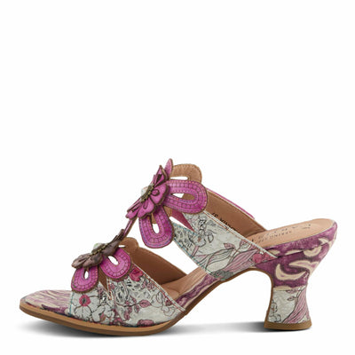 L'Artiste by Spring Step Women's Alania Sandal, Purple Multi, 6.5-7