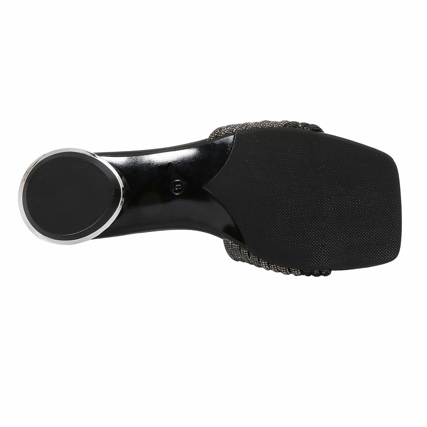 Lady Couture AMAZING Multi Color Straps Slide, Black Multi, 10