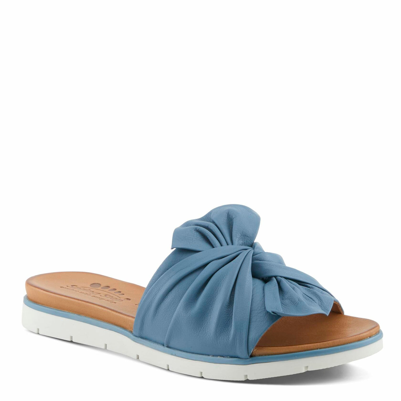 Spring Step Women's Lavona Sandal, Blue, 6.5-7