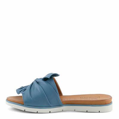 Spring Step Women's Lavona Sandal, Blue, 6.5-7
