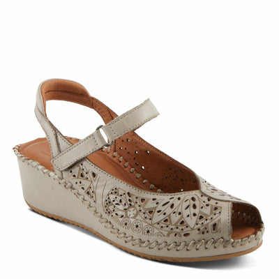 Spring Step Women's Santonio Sandal, Light Grey, 8.5
