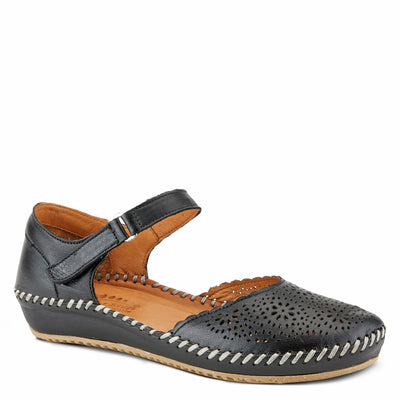 Spring Step Women's Wallania Mary-Jane Sandal Black EU 41 / US 9.5-10
