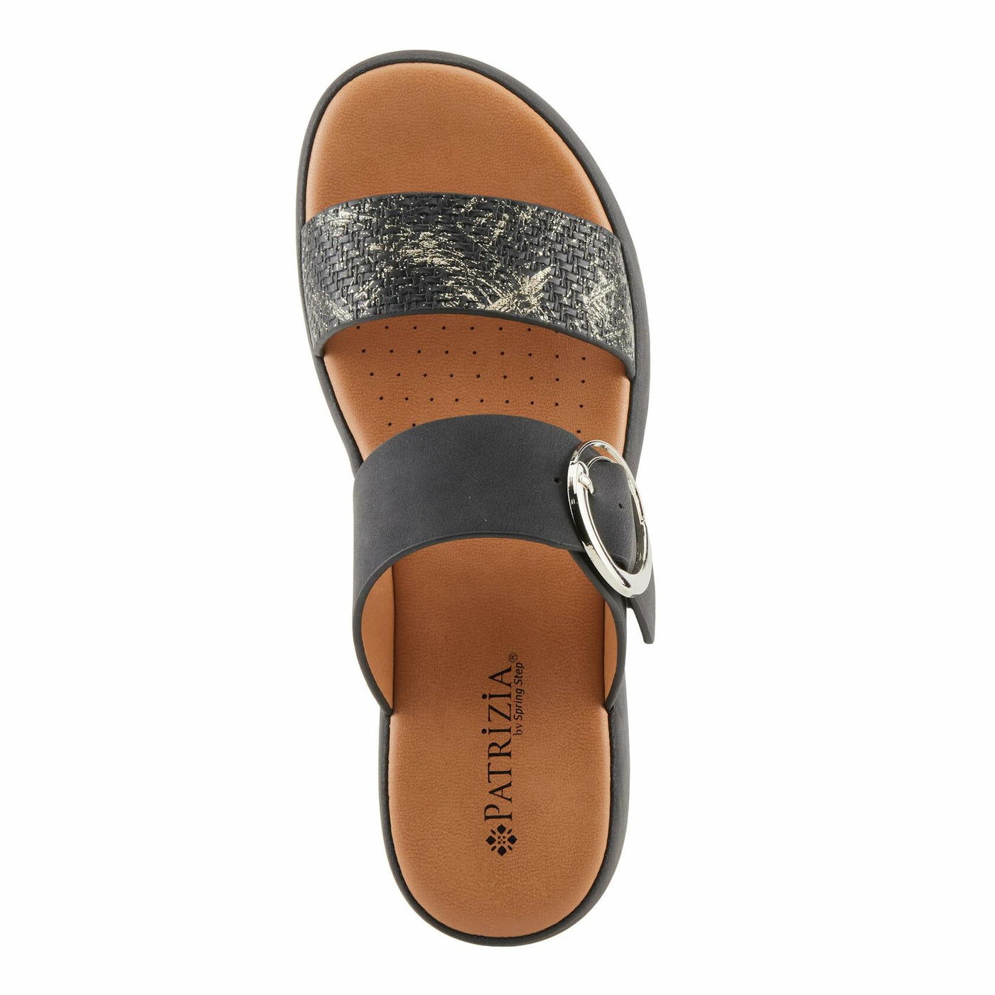 PATRIZIA Women's FENNA Two-Strap Platform Sandals Black EU 38 / US 7.5-8