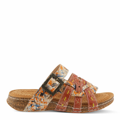 Spring Step L'Artiste Women's CALAMITYJAY Shimmering Comfort Sandals | Stylish and Practical Camel Multi EU 38 / US 7.5-8