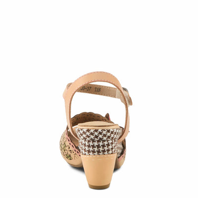 L'Artiste by Spring Step Women's Miabella Sandal, Beige Multi, 7.5-8