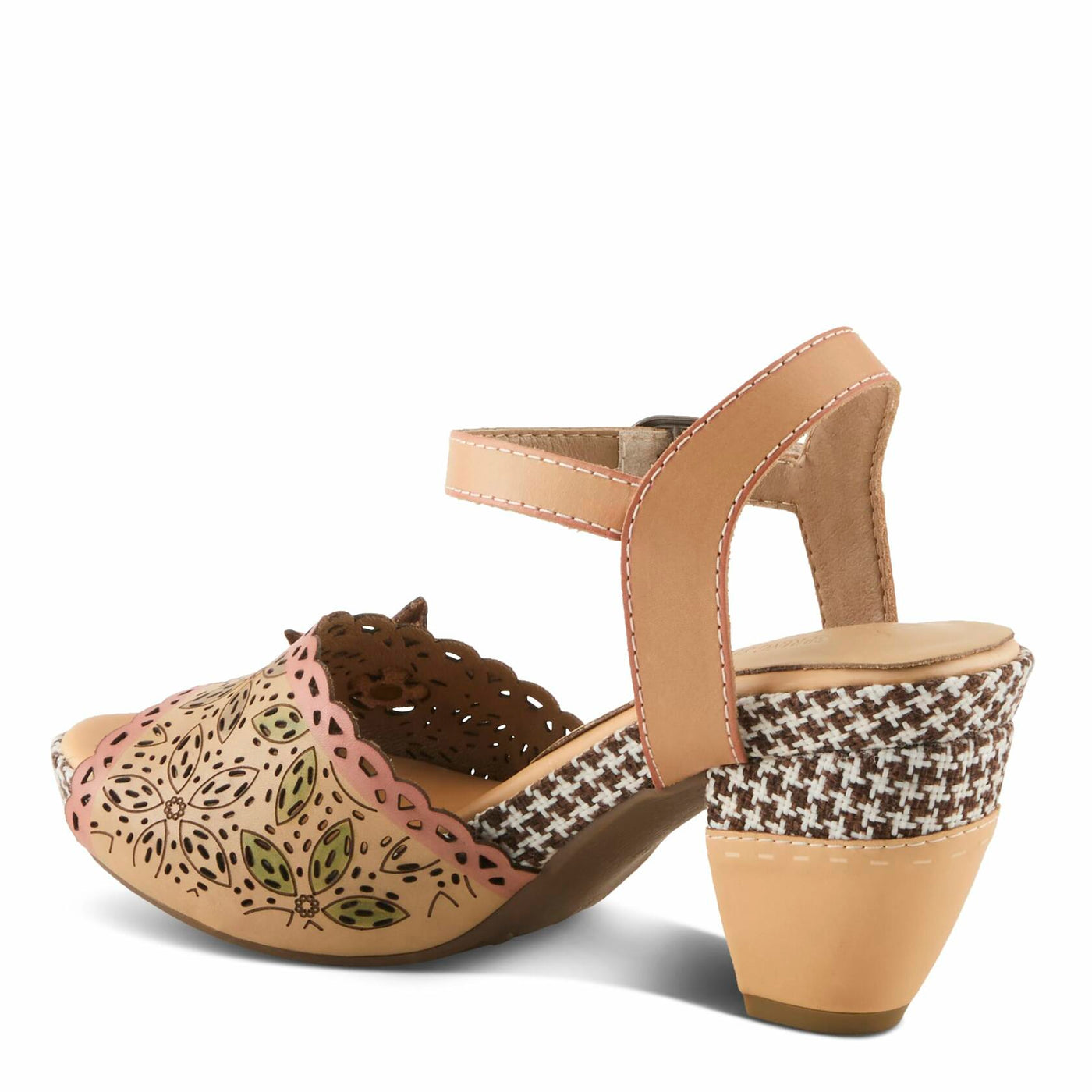 L'Artiste by Spring Step Women's Miabella Sandal, Beige Multi, 7.5-8