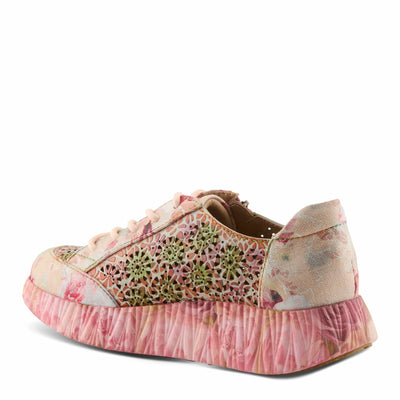L'Artiste by Spring Step Women's Bloomington Sneaker, Blush Multi, 7.5-8