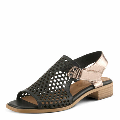Spring Step Women's Gosset Sandal, Black Multi, 9