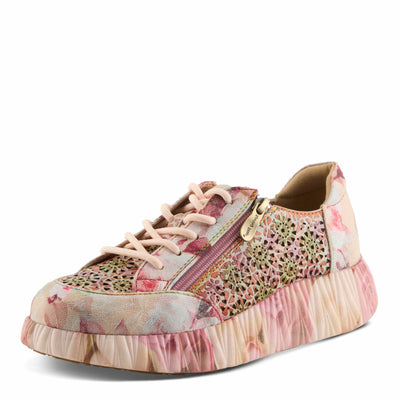 L'Artiste by Spring Step Women's Bloomington Sneaker, Blush Multi, 7.5-8