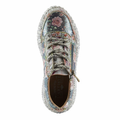 L'Artiste by Spring Step Women's Motion Sneaker, Grey Multi, 8.5