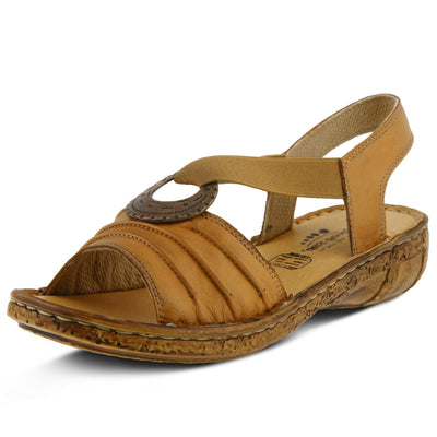Spring Step KARMEL Sandal, Camel, 42 Medium EU 10.5-11 US